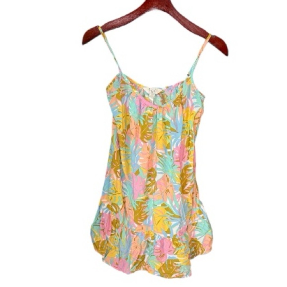 Billabong Women's Sunny Daze Floral Tropical Mini Dress Size Small - Picture 2 of 10